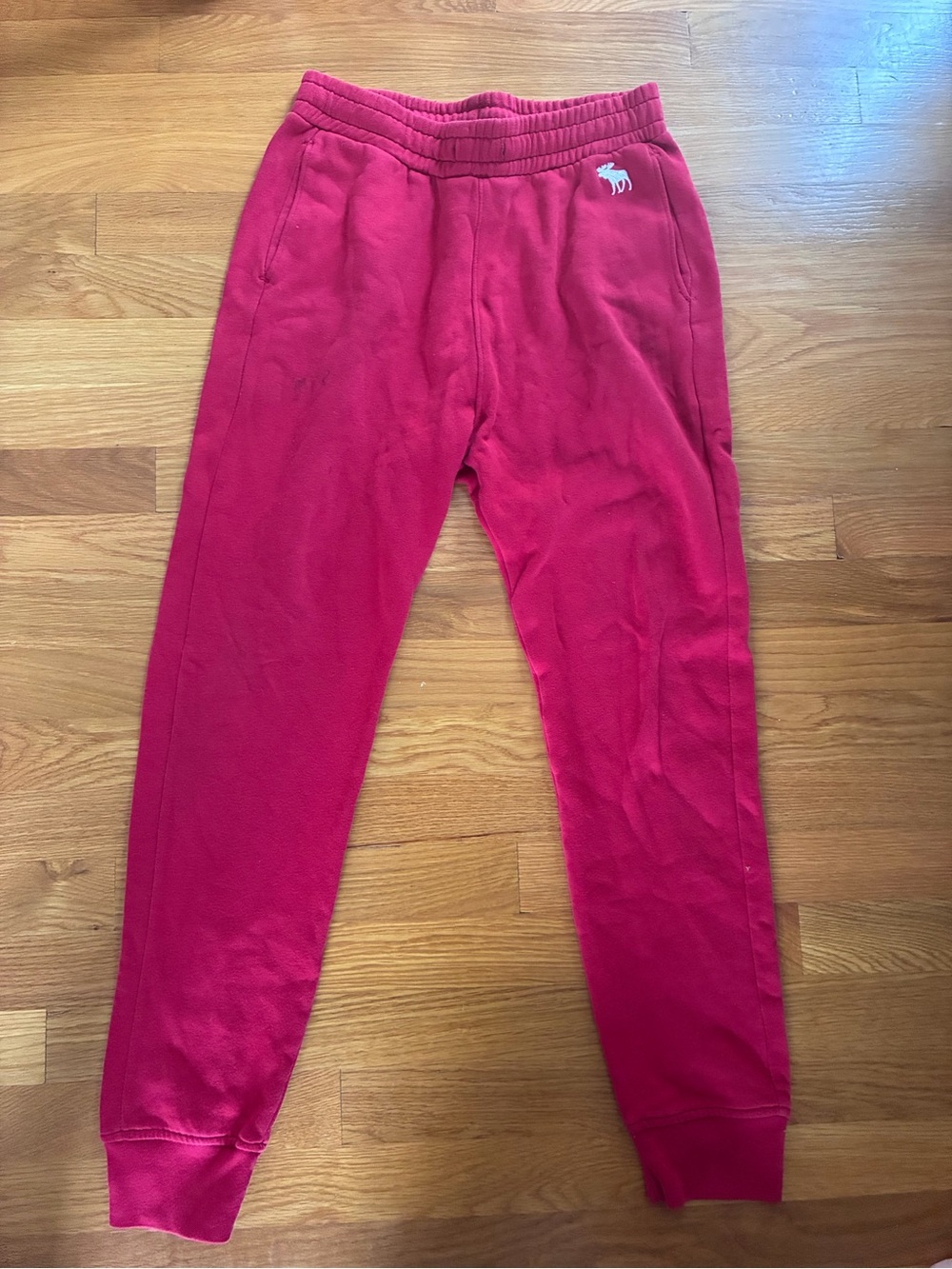 Abercrombie & Fitch Raspberry Red Jogger Sweatpants size 13/14
